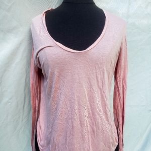 J Crew Scoop Neck Long Sleeve Tee